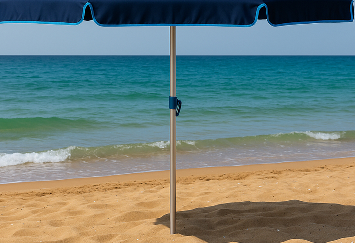 Απεικονίζεται η ομπρέλα 